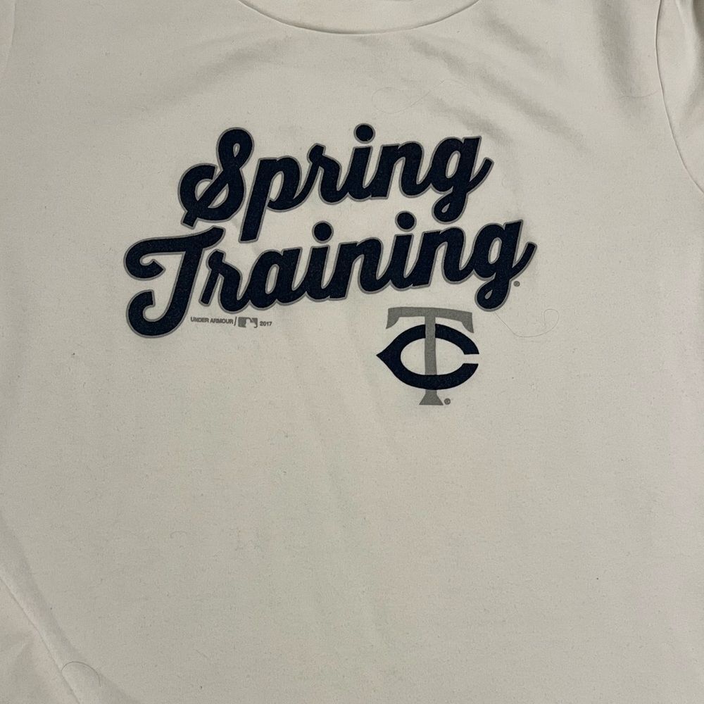UNDER ARMOUR SHIRT WOMENS SIZE LARGE MLB SPRING TRAINING WHITE TOP​ - Picture 3 of 5